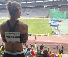 Racing in the amazing King Baudouin Stadiumin Belgium (formerly Heysel Stadium)